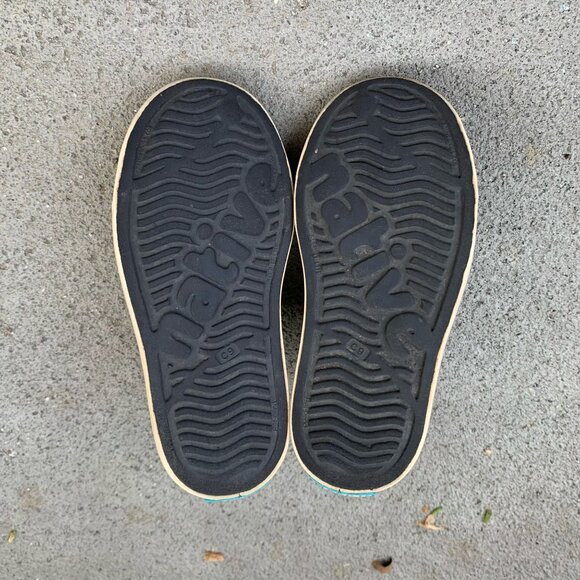 NATIVE Jefferson Kids Black Shoes 9 C9 Toddler Water Shoe Sneaker Natives Unisex - Picture 6 of 6